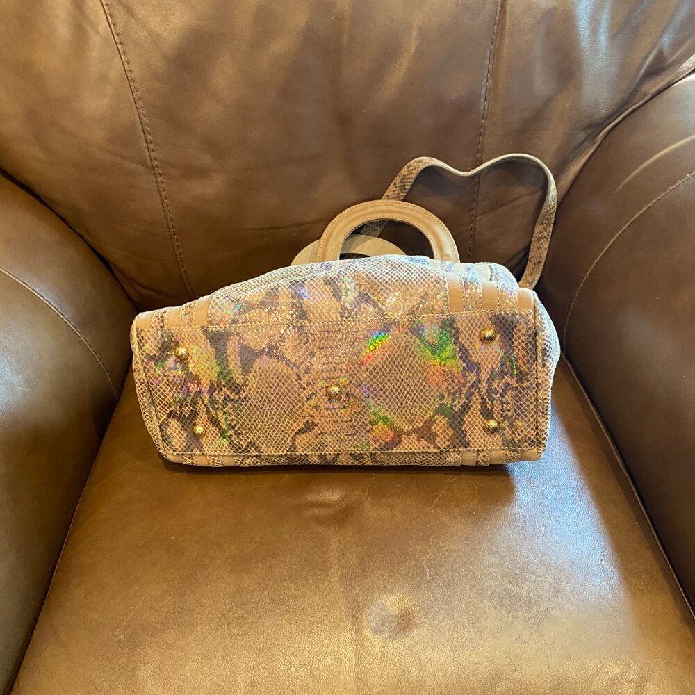 Stuart Weitzman Python Iridescent Handbag - image 7